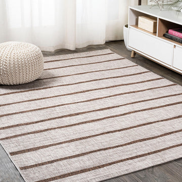 Colonia Berber Stripe Indoor/outdoor Area Rug